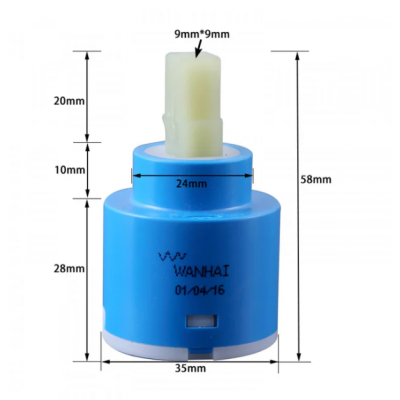 Ceramic Cartridge Faucet Cartridge Mixer 35mm